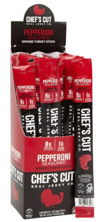 Turkey Jerky Pepperoni Snack Stick (24 CT)
