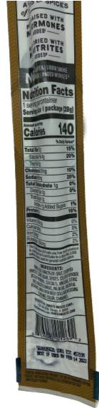 Case pack of 24 Original Meat Stick