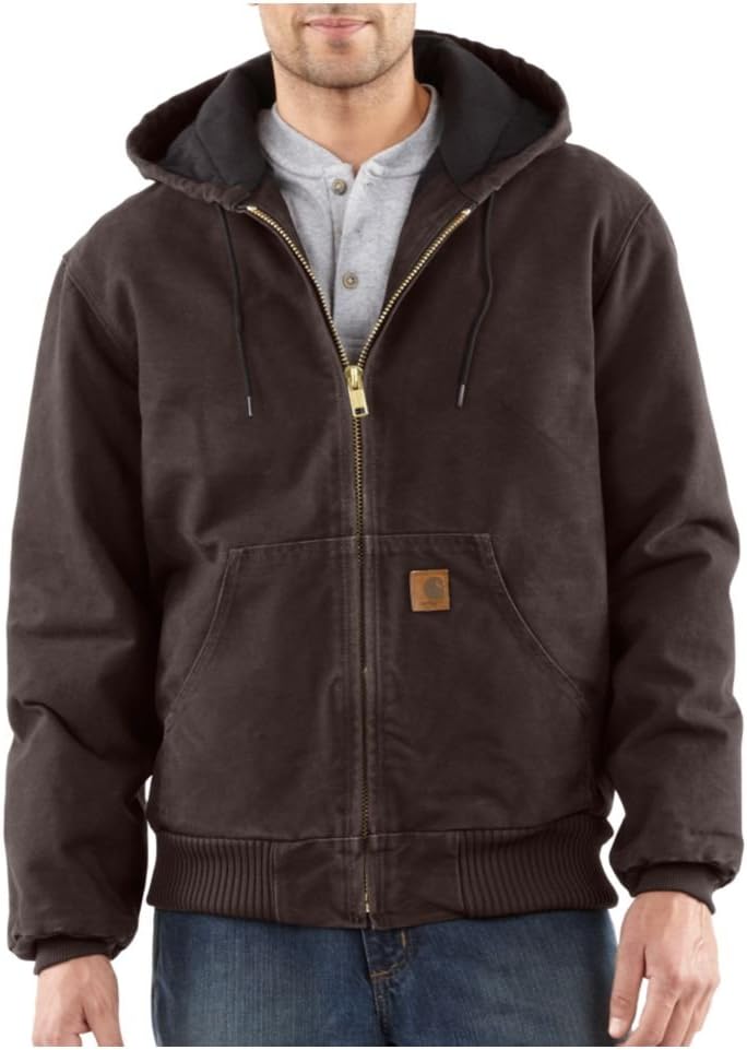 Men's Big-Tall Quilted Flannel Lined Sandstone Active Jacket