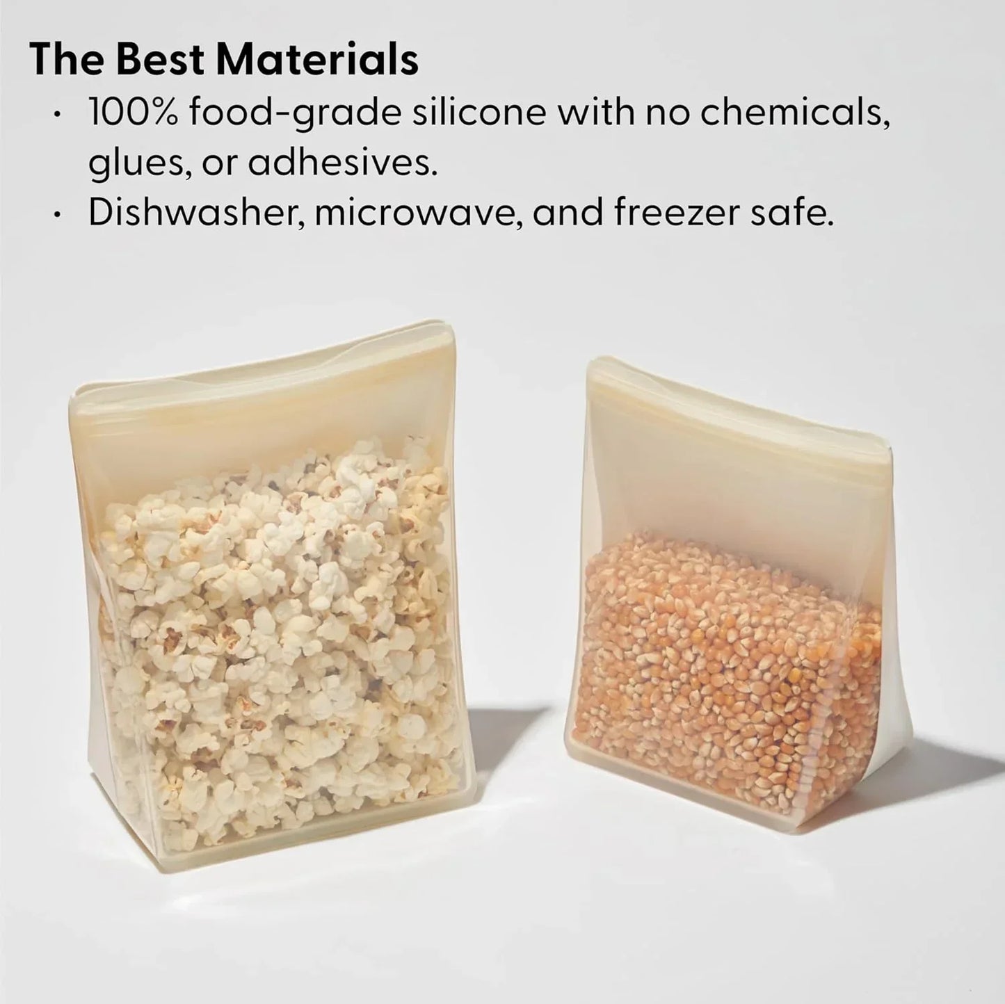50oz Reusable Silicone Stand Up Storage Bag - Slate