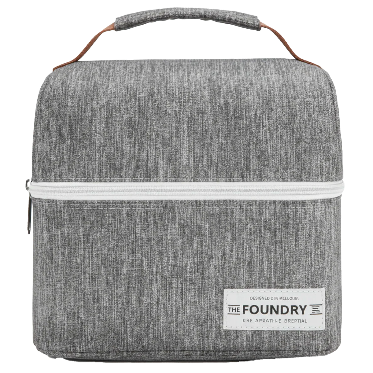 Dexter Lunch Bag - Woven Texture Steel