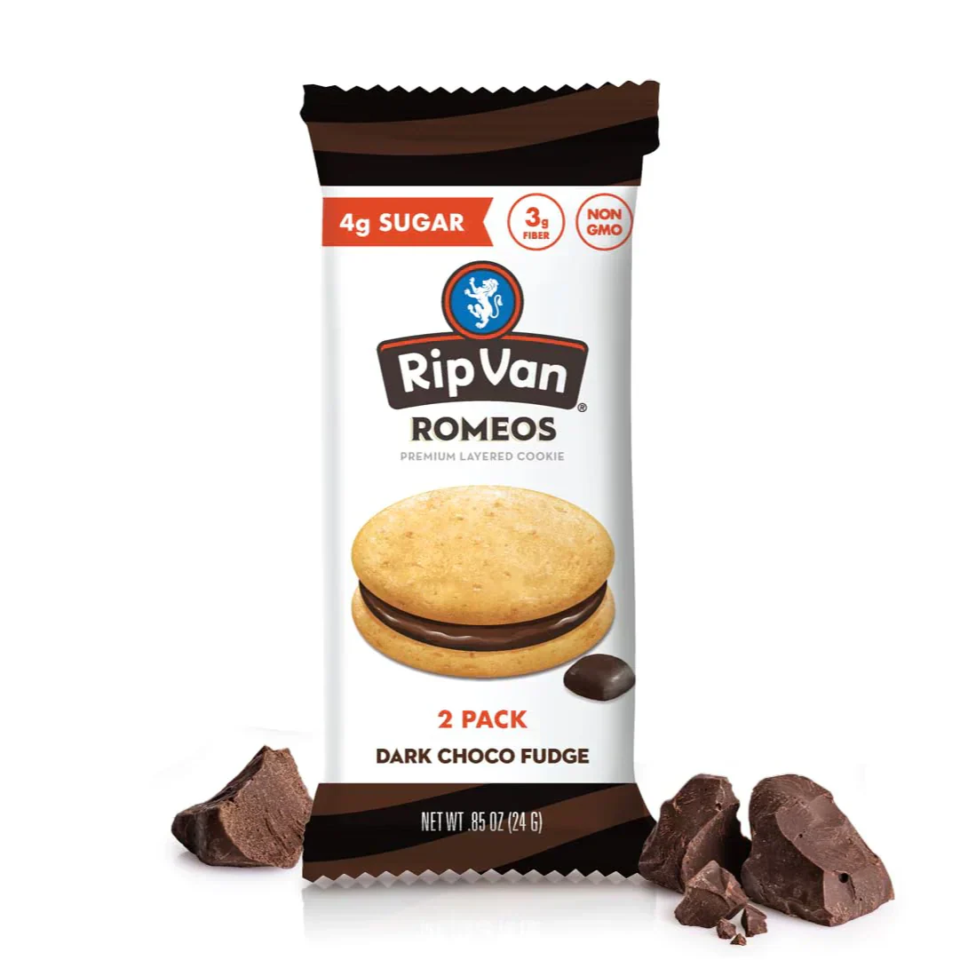 Romeos Dark Choco Fudge Cookies (8 CT)