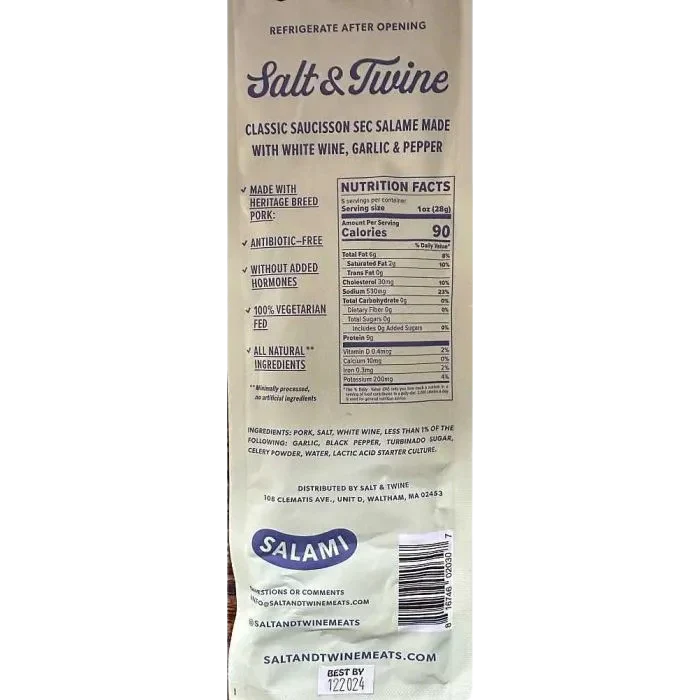 Classic Bistro Salami