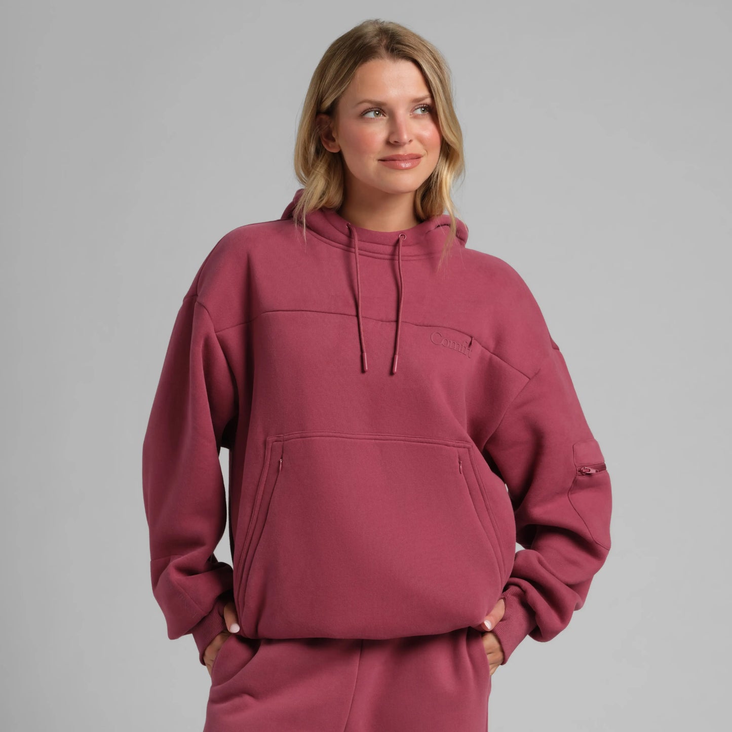 Comfrt | Snak Hoodie | Heavyweight Fleece Hoodie With 6 Snack Pockets