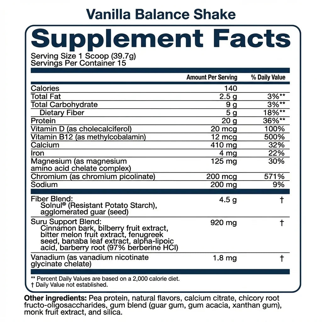 Balance Shake - Vanilla
