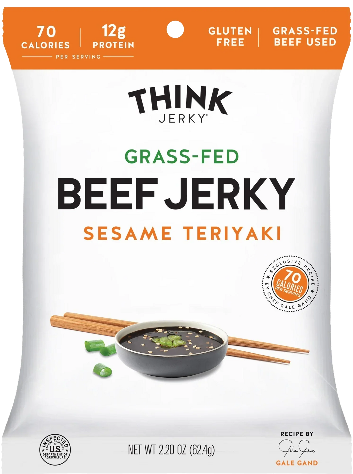 Grass-Fed Beef Jerky - Sesame Teriyaki