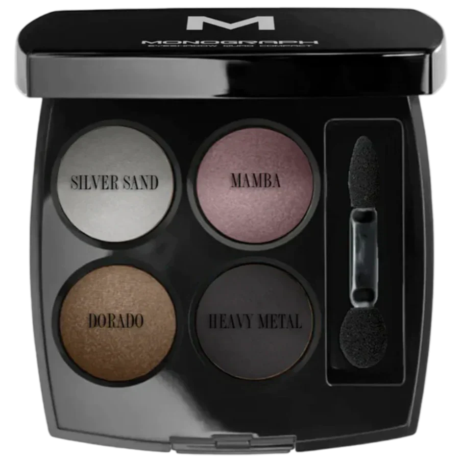 Monograph Eyeshadow Quads 1 - Silversand, Mamba, Dorado, Heavy Metal