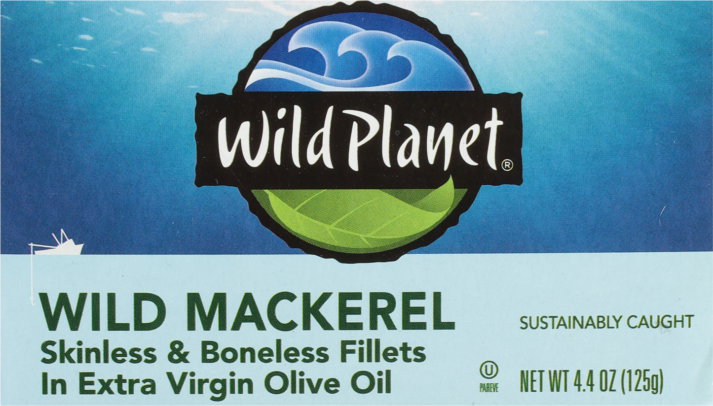 Wild Mackerel Fillets In Extra Virgin Olive Oil
