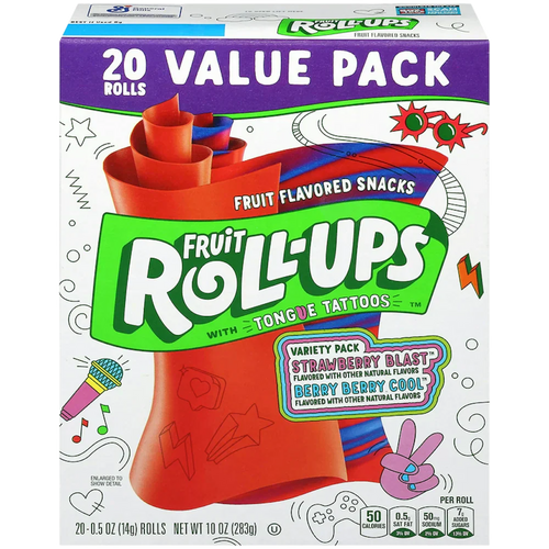Fruit Roll-Ups Strawberry And Berry Berry Cool (20 CT)
