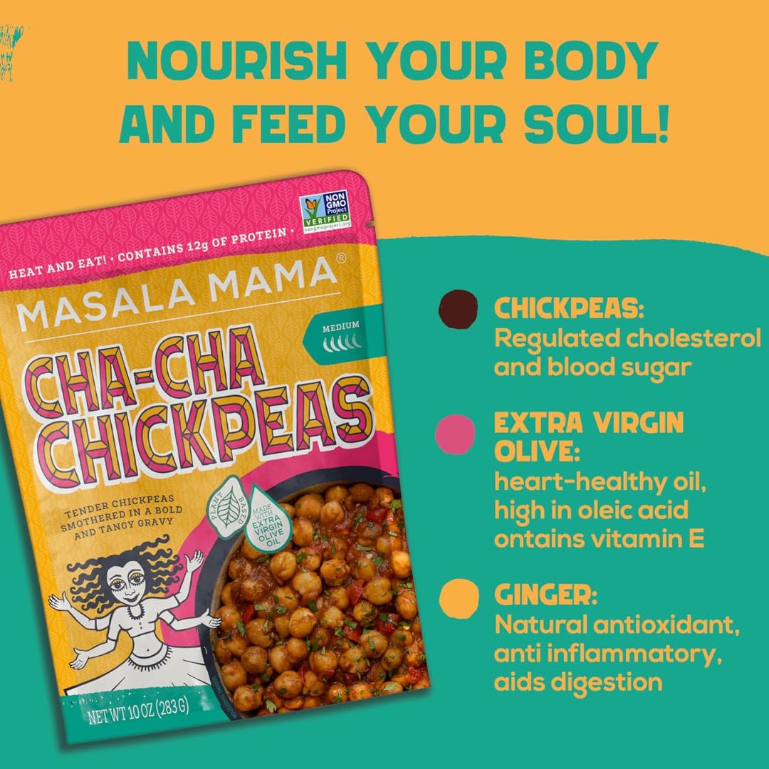 Cha-Cha Chickpeas - Heat And Eat (2 Pack)
