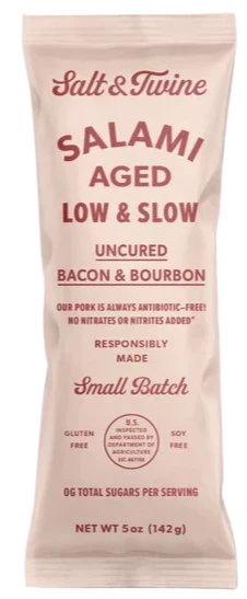 Uncured Bacon & Bourbon Salami