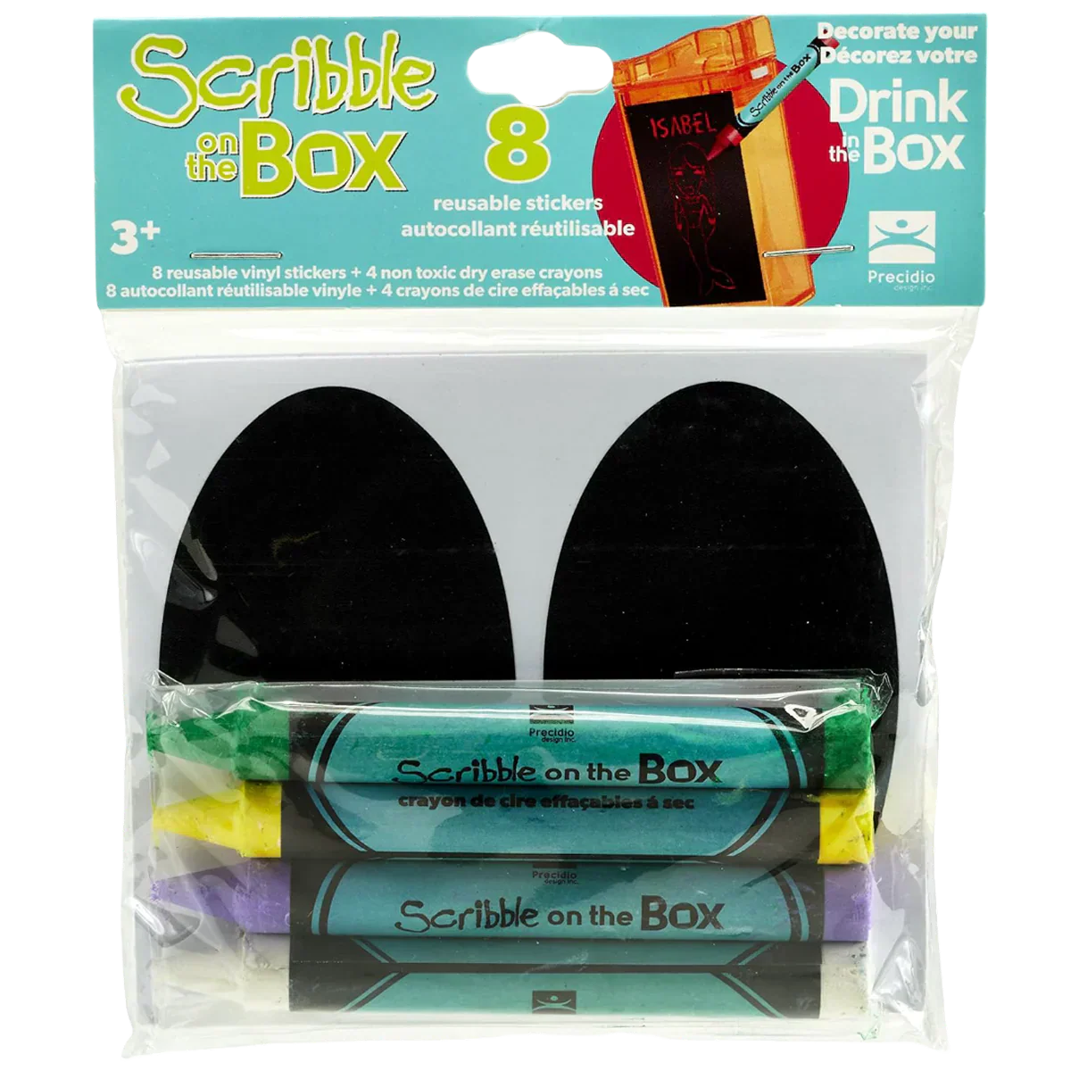 Reusable Lunchbox Stickers (8 CT)