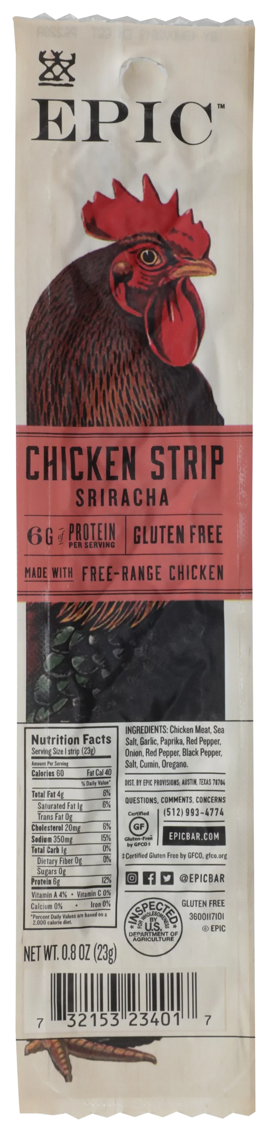 Chicken Siracha Jerky