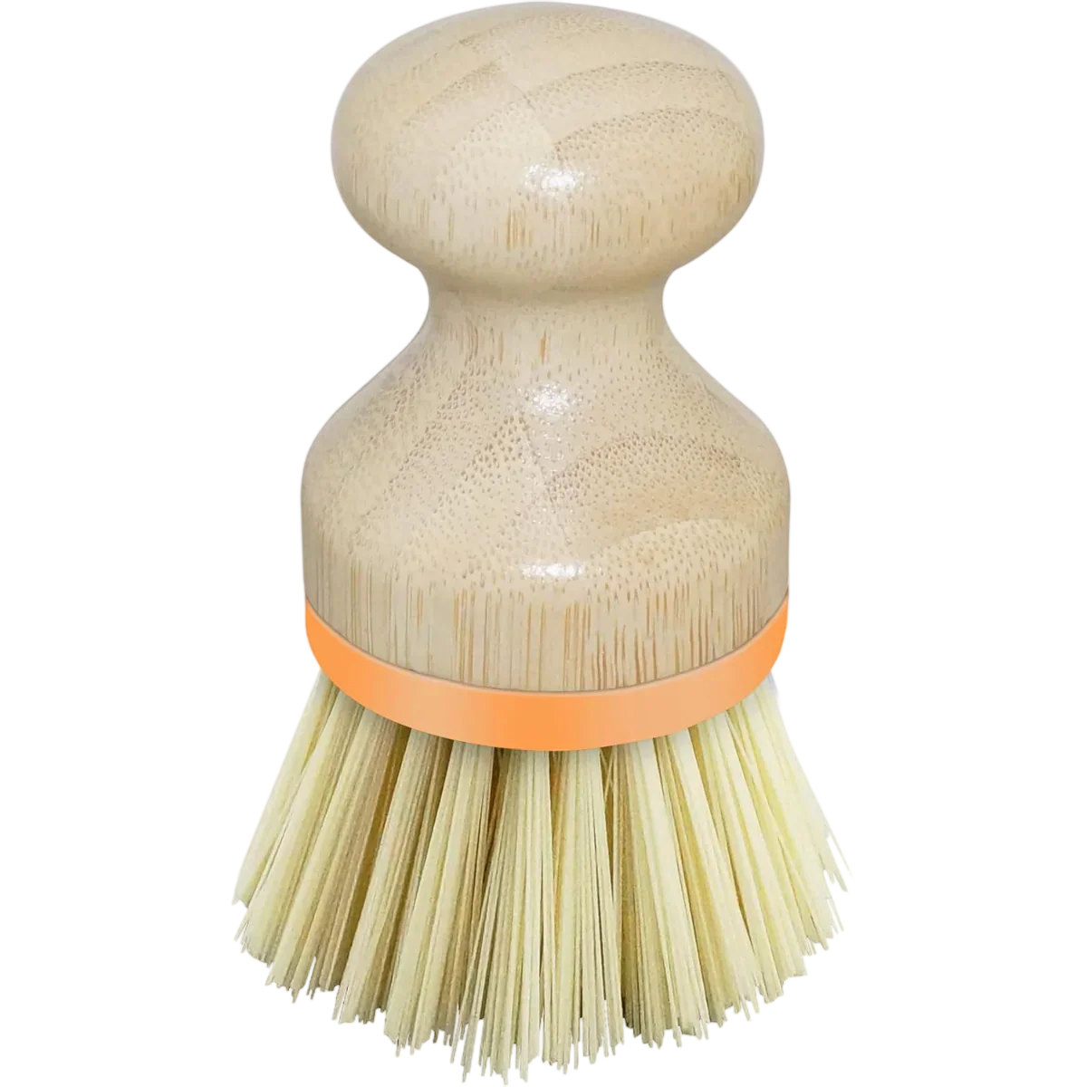 Bamboo Palm Dish Brush - Orange