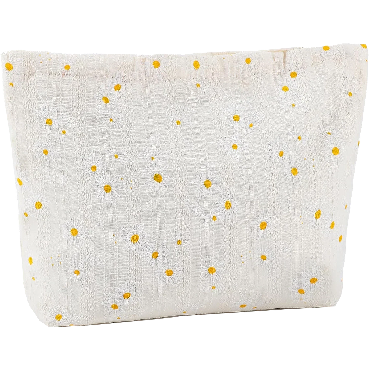 Quilted Daisy Cosmetic Bag