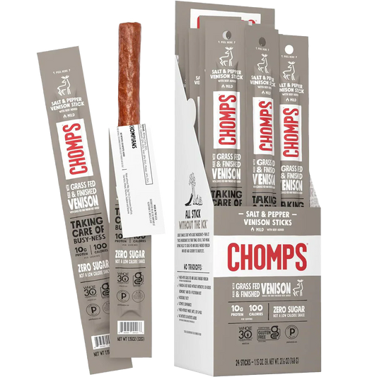 Venison Pepper & Sea Salt Stick (24 CT)