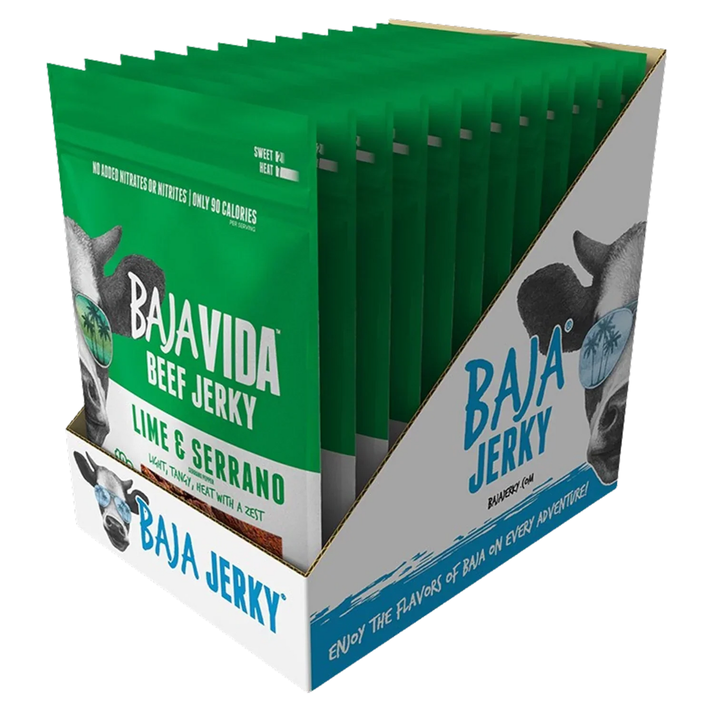 Lime & Serrano Pepper Beef Jerky (12 Pack)