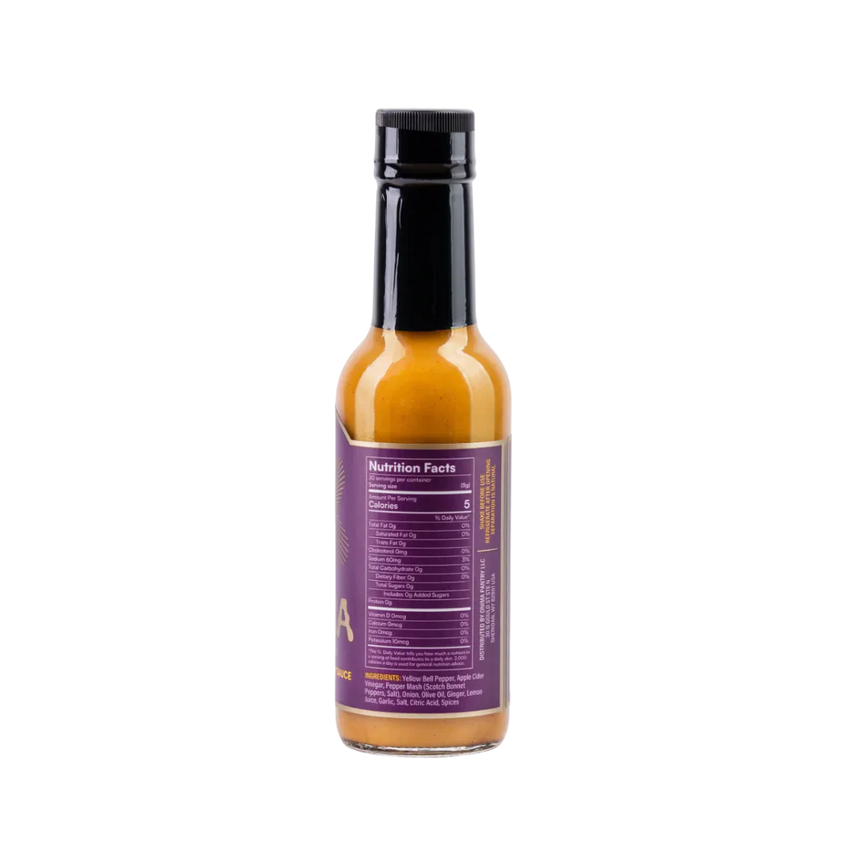Lemon Ginger Jerk Hot Sauce