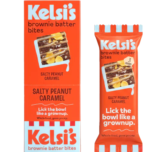Salty Peanut Caramel Brownie Batter Bites (8 Pack)