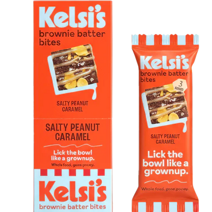 Salty Peanut Caramel Brownie Batter Bites (8 Pack)
