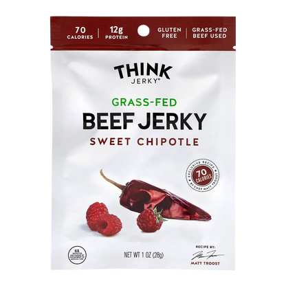 Sweet Chipotle Grass-Fed Beef Jerky (12 CT)
