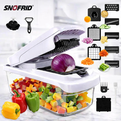 SNOFRID 8-in-1 Multifunctional Vegetable Cutter
