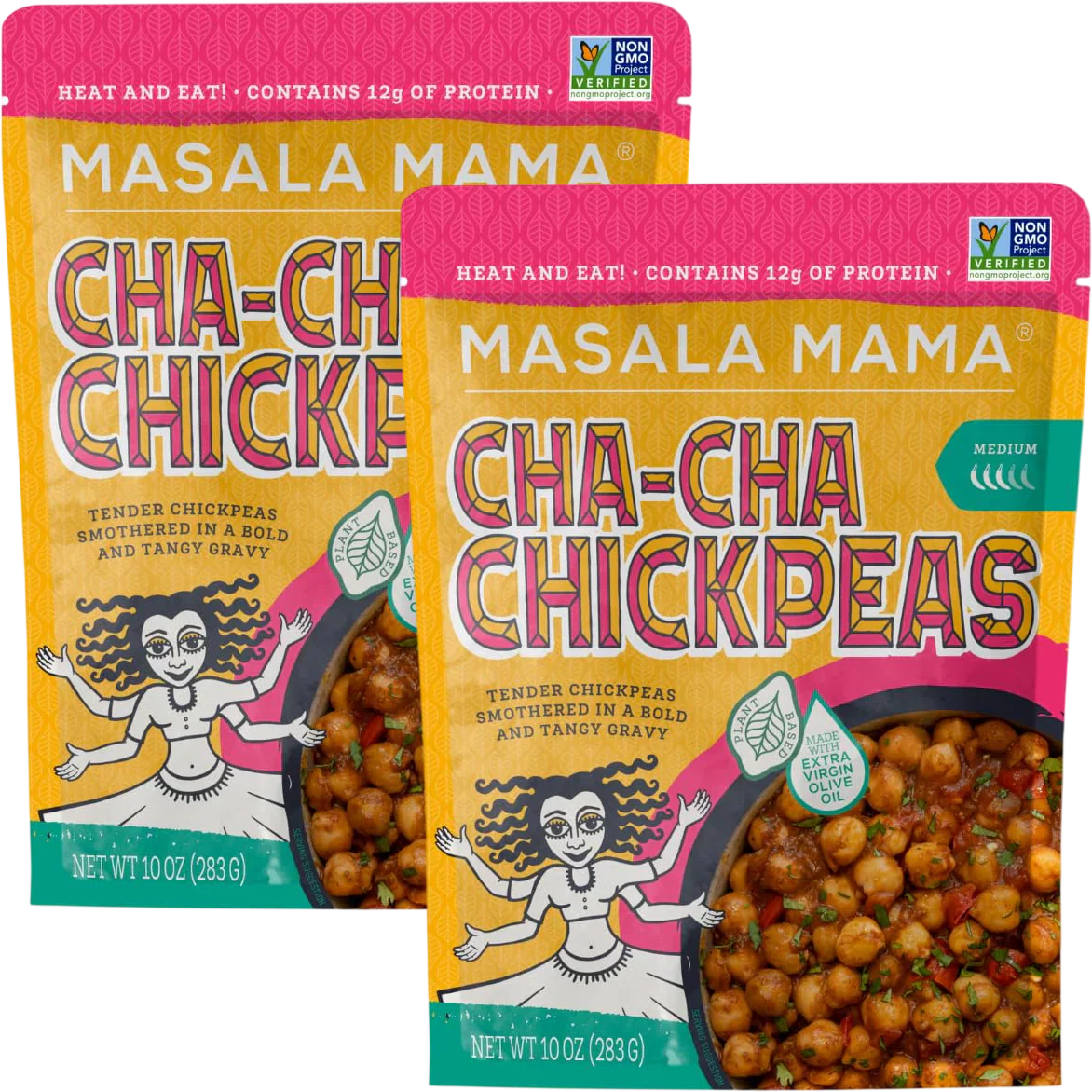 Cha-Cha Chickpeas - Heat And Eat (2 Pack)