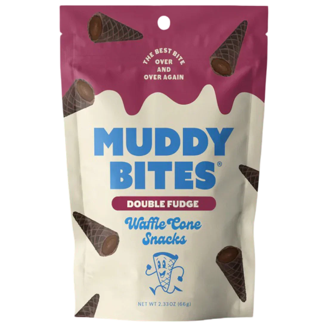 Double Fudge Waffle Cone Bites