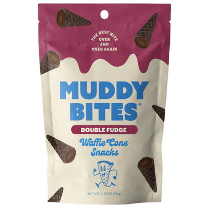 Double Fudge Waffle Cone Bites
