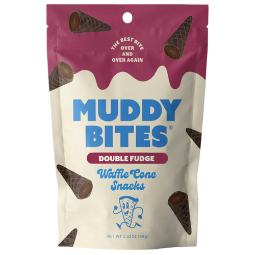 Double Fudge Waffle Cone Bites