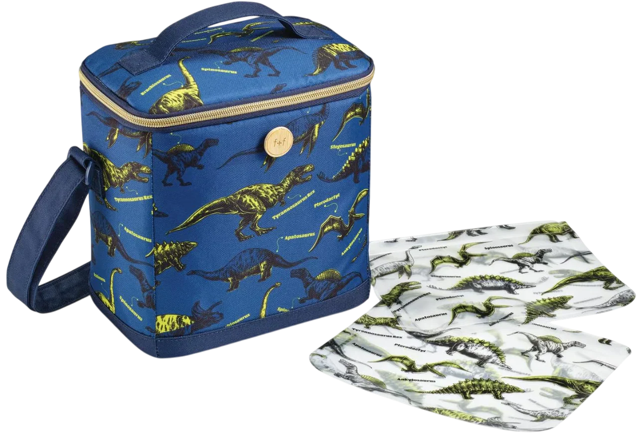 Cypress Repreve Bag - Navy Dinosaur