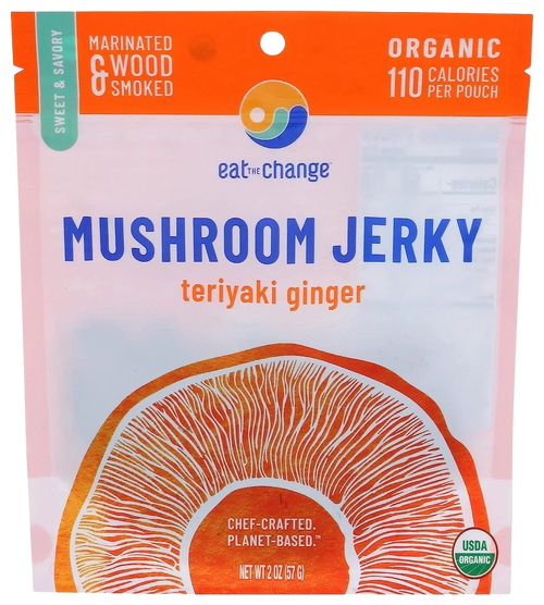 Organic Teriyaki Ginger Mushroom Jerky