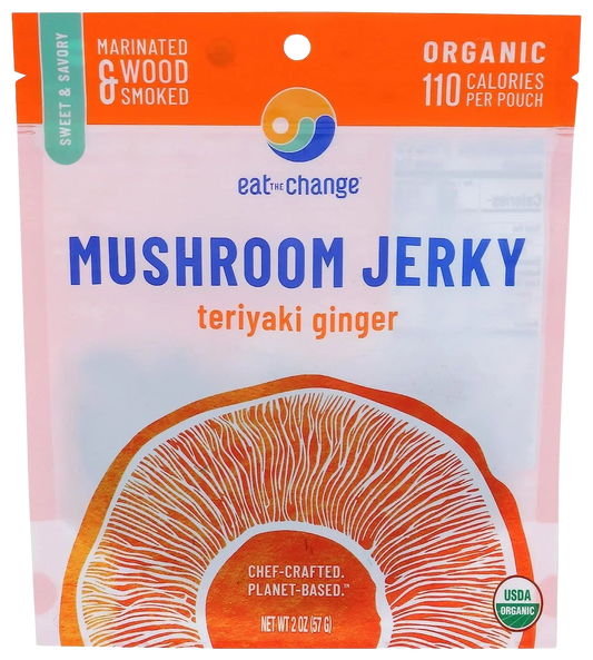 Organic Teriyaki Ginger Mushroom Jerky