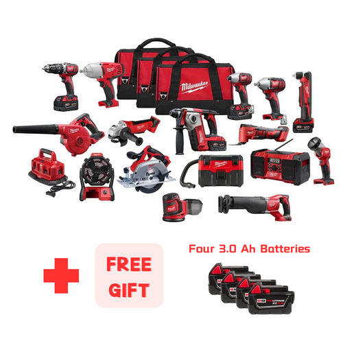 M18 18-Volt Lithium-Ion Cordless Combo Tool Kit (16-Tool) Ships today. Arrives in 3 days. Easy returns