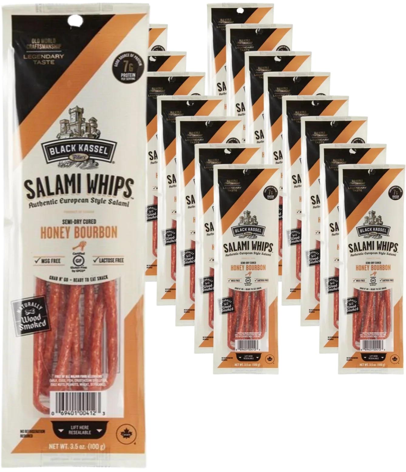 Salami Sticks Honey Bourbon (16 packs)