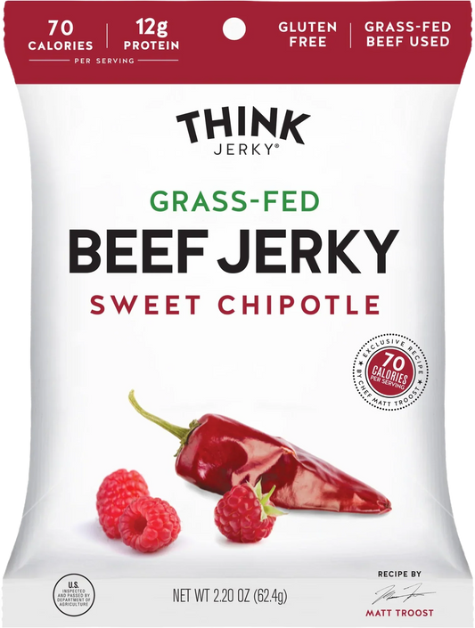 Grass-Fed Beef Jerky - Sweet Chipotle