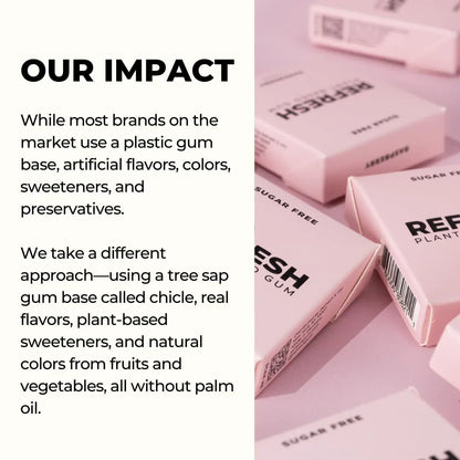 Raspberry Plant Based Gum (12 Pack)