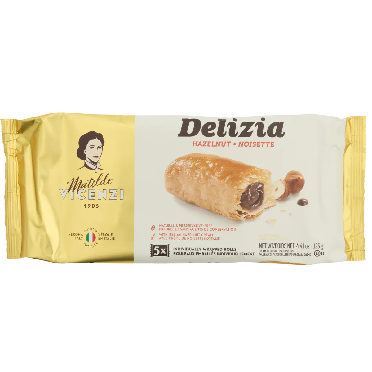 Delizia Hazelnut Cream Puff Pastry