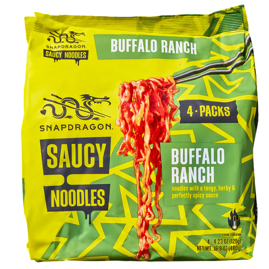 Saucy Instant Noodles - Buffalo Ranch (4 CT)