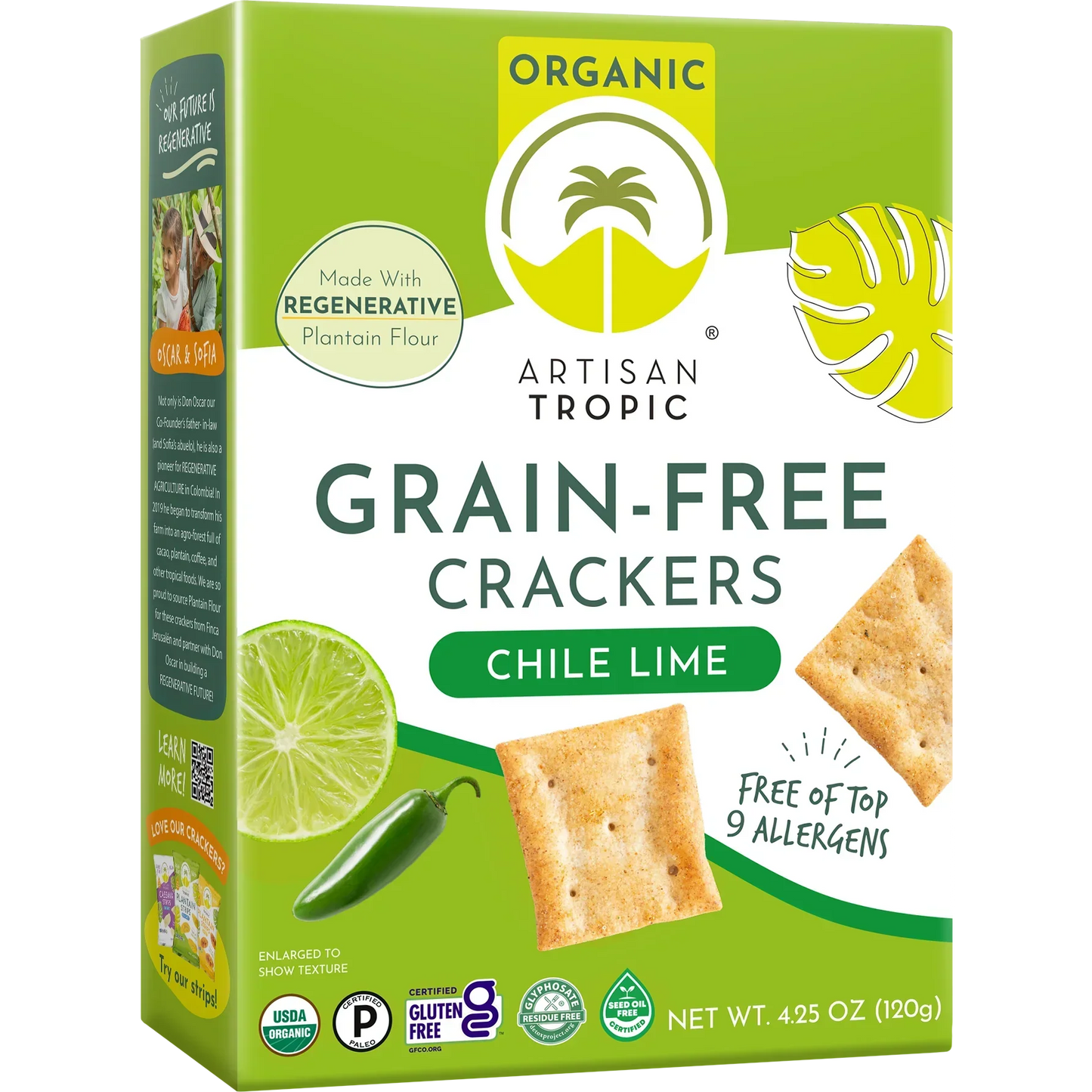 Chile Lime Grain-Free Crackers