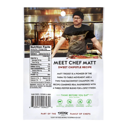 Sweet Chipotle Grass-Fed Beef Jerky (12 CT)