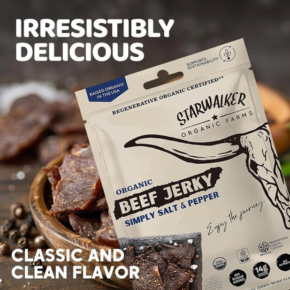 Simply Salt and Pepper Beef Jerky