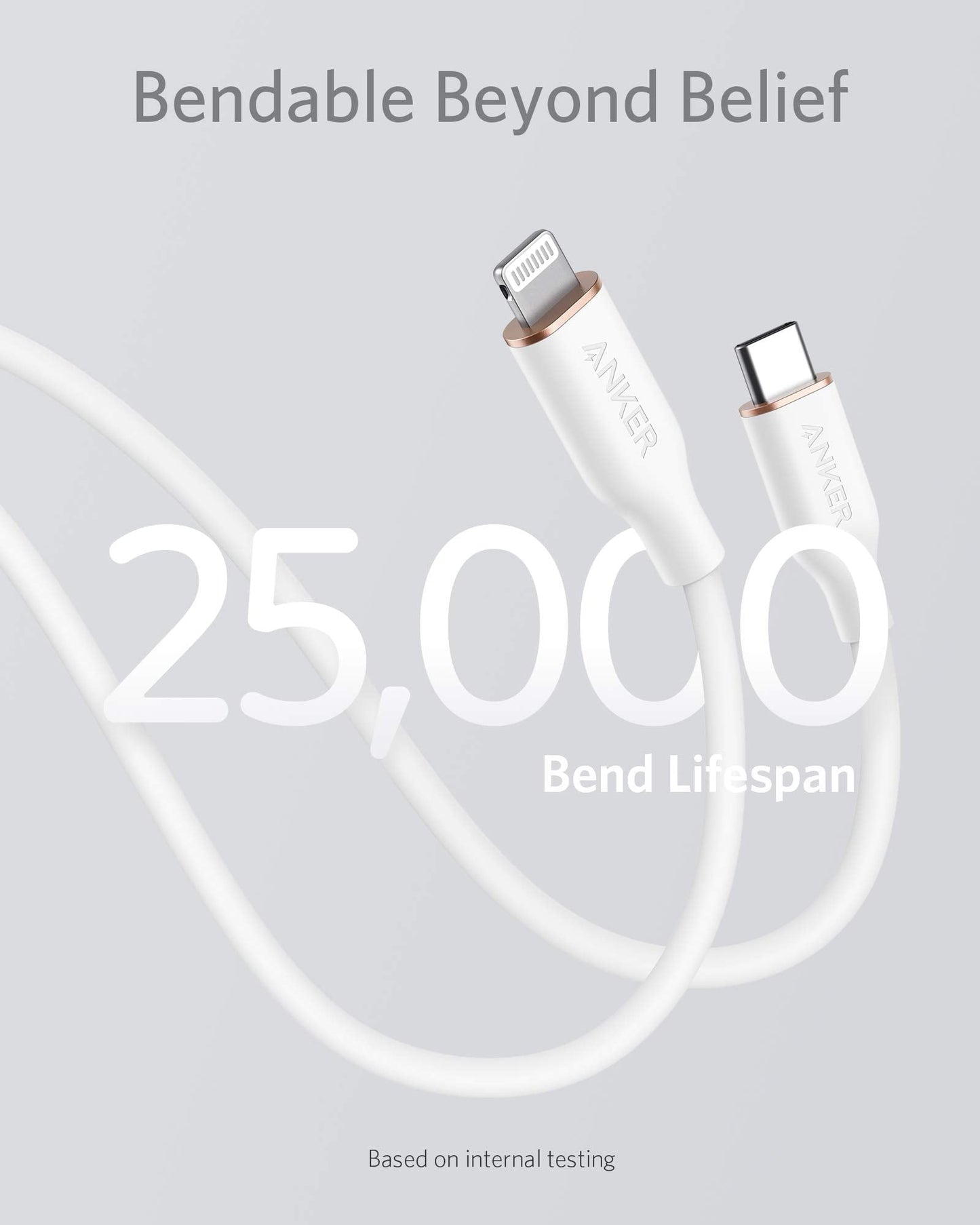 Anker 641 USB-C to Lightning Cable (Flow, Silicone)