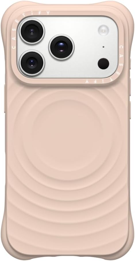 CASETiFY Ripple Case for iPhone 16 Pro [Silicone / 6.6 ft. 2X Military Grade Drop Protection/Compatible with Magsafe] - Black