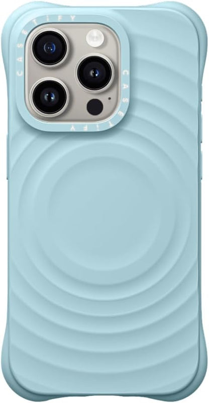 CASETiFY Ripple Case for iPhone 16 Pro [Silicone / 6.6 ft. 2X Military Grade Drop Protection/Compatible with Magsafe] - Black