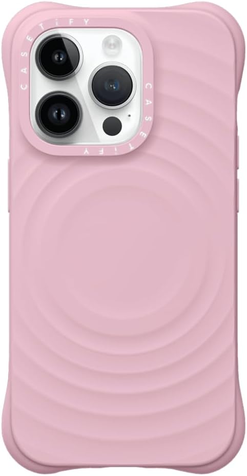 CASETiFY Ripple Case for iPhone 16 Pro [Silicone / 6.6 ft. 2X Military Grade Drop Protection/Compatible with Magsafe] - Black