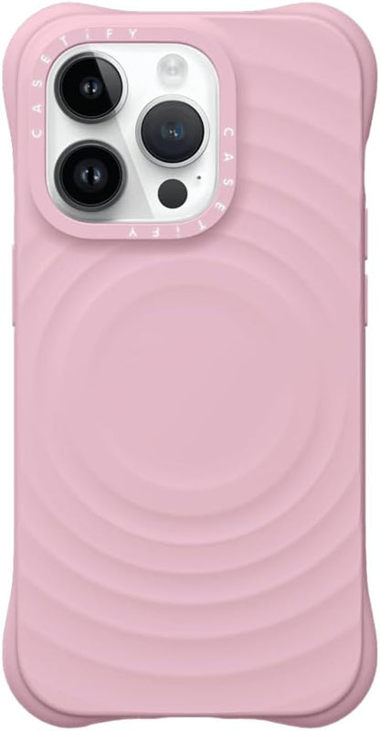 CASETiFY Ripple Case for iPhone 16 Pro [Silicone / 6.6 ft. 2X Military Grade Drop Protection/Compatible with Magsafe] - Black