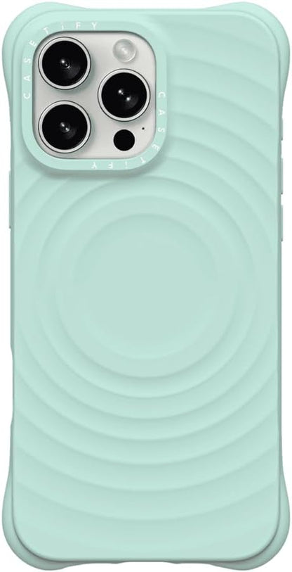 CASETiFY Ripple Case for iPhone 16 Pro [Silicone / 6.6 ft. 2X Military Grade Drop Protection/Compatible with Magsafe] - Black