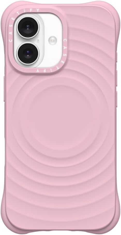 CASETiFY Ripple Case for iPhone 16 Pro [Silicone / 6.6 ft. 2X Military Grade Drop Protection/Compatible with Magsafe] - Black