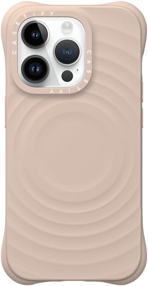 CASETiFY Ripple Case for iPhone 16 Pro [Silicone / 6.6 ft. 2X Military Grade Drop Protection/Compatible with Magsafe] - Black